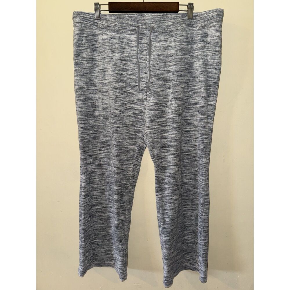 New York & Company Space Dye Drawstring Sweatpants Gray XL